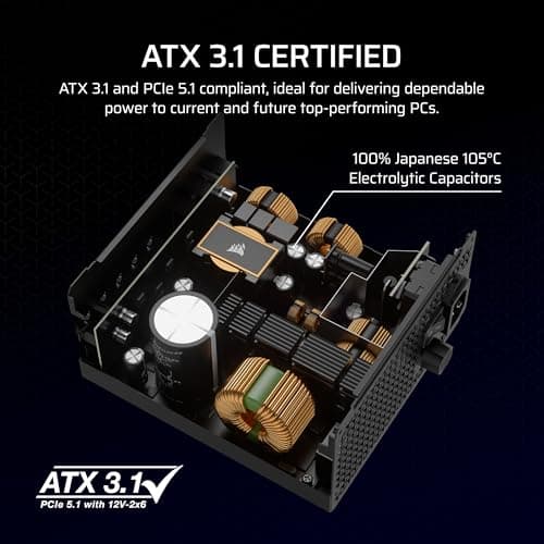 Corsair RM850x (2024) Black ATX 850W Fully Modular image