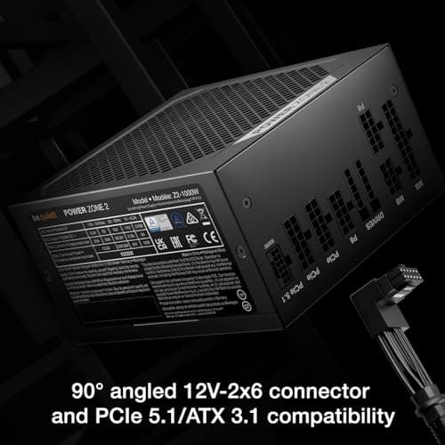 be quiet! Power Zone 2 ATX 1000W Fully Modular 80+ Platinum Certified image