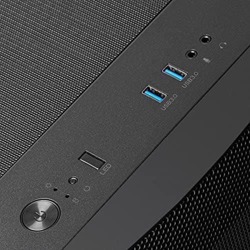 Silverstone FARA 511Z ATX Mid Tower Black Tempered Glass Side Panel image