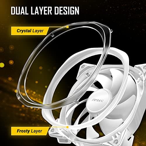 Antec Fusion 120 120mm Black ARGB PWM 3-Pack image