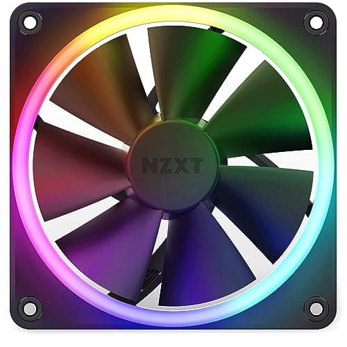 NZXT F120 120mm Black Addressable RGB PWM 50.18 CFM image