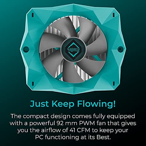 Iceberg Thermal IceFLOE T95 Air 41 CFM Teal / Silver image