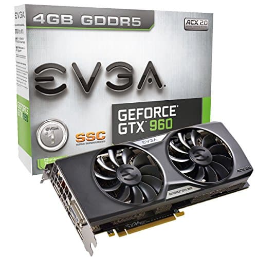 EVGA SSC ACX 2.0+ GeForce GTX 960 4GB GDDR5 Black / Silver image