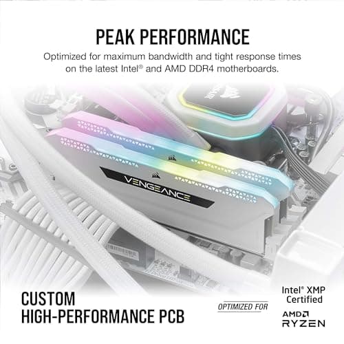 Corsair Vengeance RGB Pro SL White / Black DDR4-3200 CL16 32GB (2x16GB) image