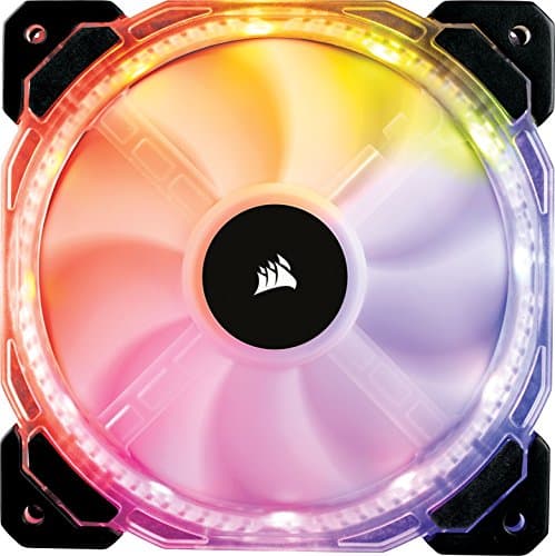 Corsair HD140 140mm RGB PWM 74 CFM Black / White 1-Pack image