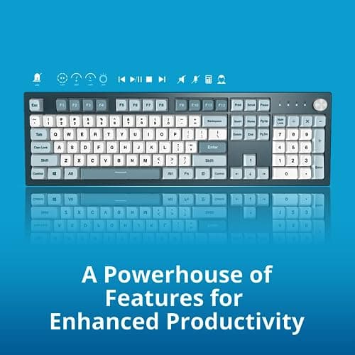 Montech MKey RGB Wired Gateron G Pro 2.0 Brown Gaming Keyboard image