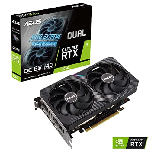 ASUS Dual GeForce RTX 3050 OC Edition 8GB GDDR6 image