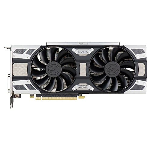 EVGA GeForce GTX 1070 ACX 3.0 Black / Silver 8GB GDDR5 image