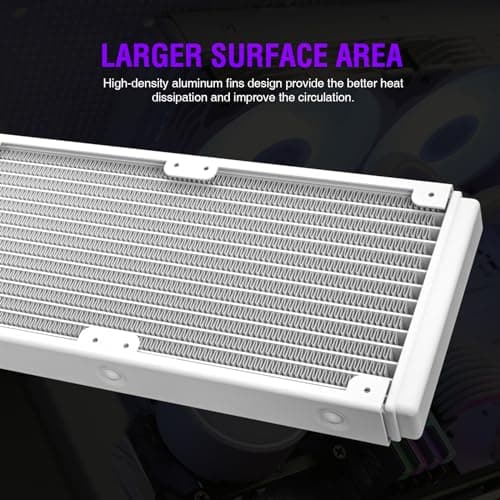 Vetroo V240 52 CFM Water 240mm White / Gray image