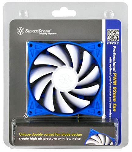 Silverstone FW 92mm Blue / White PWM 49.5 CFM 1-Pack image