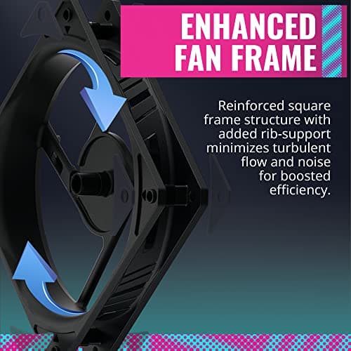 Cooler Master SickleFlow 120mm Black Addressable RGB PWM 62 CFM 1-Pack image