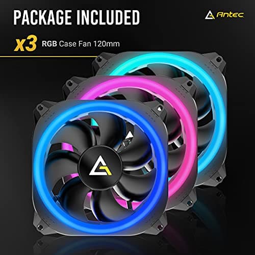 Antec SPARK 120mm Black RGB PWM 45.03 CFM 1-Pack image