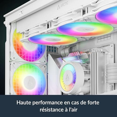 ARCTIC P12 Pro A-RGB PWM 77 CFM 120mm Black 3-Pack image