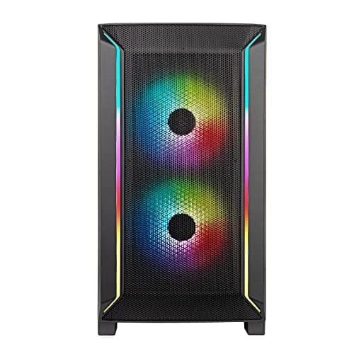 Silverstone FARA 312Z Micro ATX Mini Tower Black with Tempered Glass Side Panel and USB 3.2 Gen 1 Type-A image