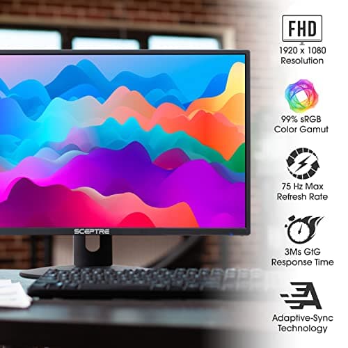 Sceptre E248W-1920 24" 1080p 60Hz Monitor image