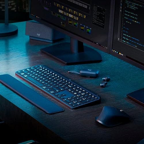 Logitech MX KEYS S Wireless/Wired/Bluetooth Standard Keyboard image