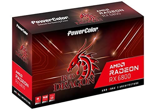 AMD Radeon RX 6800 Red Dragon Overclocked Triple-Fan 16GB GDDR6 PCIe 4.0 Graphics Card image