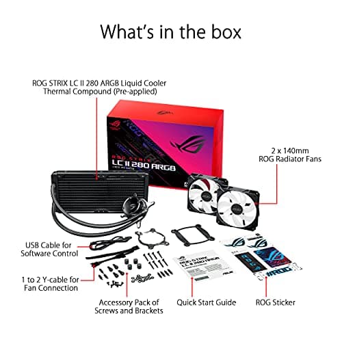 Asus ROG STRIX LC II Water 280mm ARGB Black image