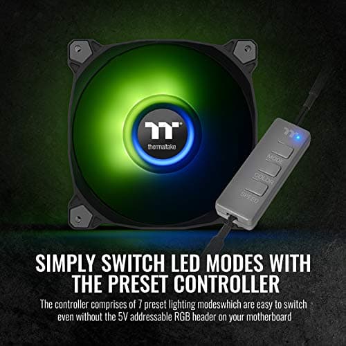 Thermaltake Pure Duo 140mm Black ARGB PWM 2-Pack image