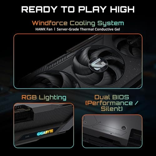 Gigabyte GAMING OC Radeon RX 9070 16GB GDDR6 Black image