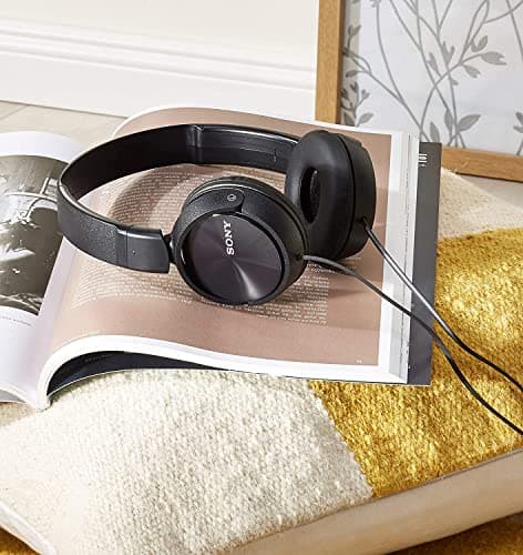 Sony MDR-ZX310B Closed Black Headphones image