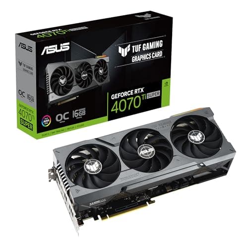 Asus GeForce RTX 4070 Ti SUPER TUF GAMING OC 16GB GDDR6X Black main image