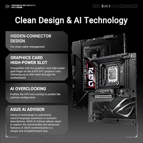 Asus Z890 ROG MAXIMUS HERO BTF LGA1851 DDR5 ATX image