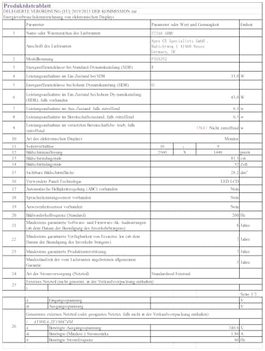 Titan Army P32A2S2 32" 1440p 240Hz IPS Monitor image