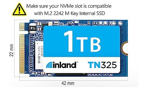 Inland TN325 1TB SSD M.2-2242 PCIe 3.0 NVMe image