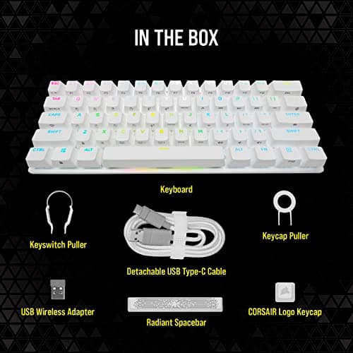 Corsair K70 PRO MINI RGB Bluetooth/Wired/Wireless Mini Gaming Keyboard image