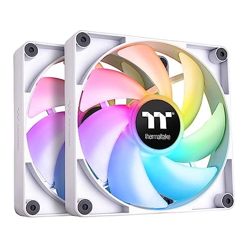 Thermaltake CT140 140mm White ARGB Sync 77.37 CFM PWM 2-Pack image