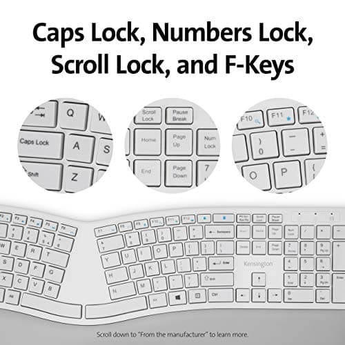 Kensington Pro Fit Ergo Wireless Ergonomic Keyboard image