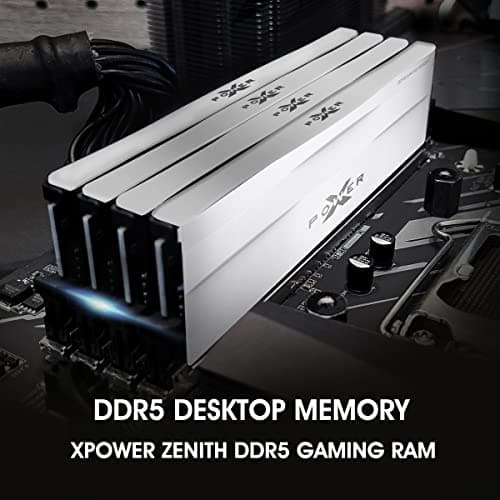 Silicon Power DDR5 16GB (2x8GB) Zenith 5200MHz CL38 WHITE image