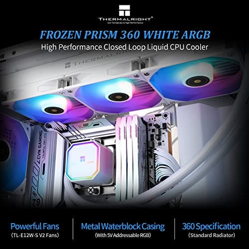 Thermalright Frozen Prism Water 360mm RGB White image