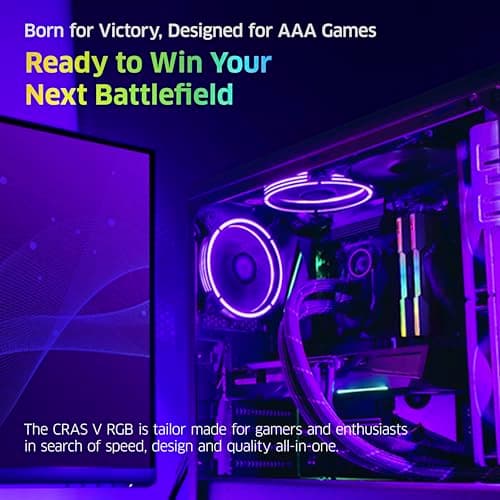 Klevv CRAS V RGB Black DDR5-6000 CL30 32GB (2x16GB) image