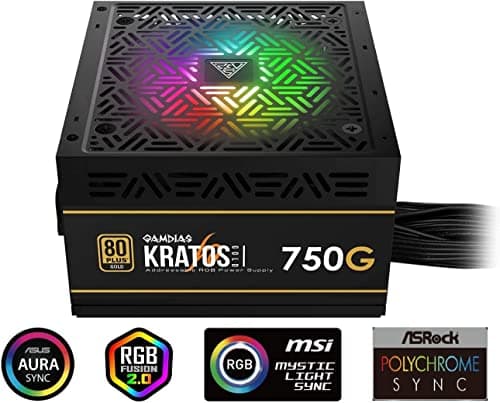 GAMDIAS KRATOS P1 G 750W Non-Modular 80+ Gold Certified ATX image