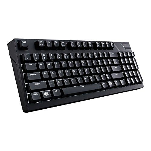 Cooler Master MasterKeys Pro M White (MX Red) Wired Standard Mechanical Keyboard main image