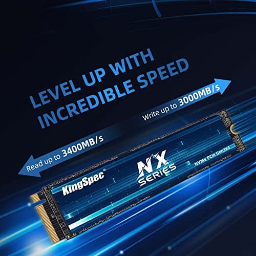 KingSpec NX-2280 256GB SSD M.2-2280 PCIe 3.0 X4 NVMe image