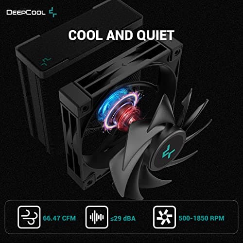Deepcool AK400 ZERO DARK Performance CPU Cooler image