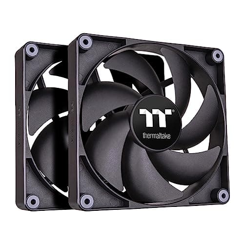 Thermaltake CT120 120mm 57.05 CFM Black PWM 2-Pack image