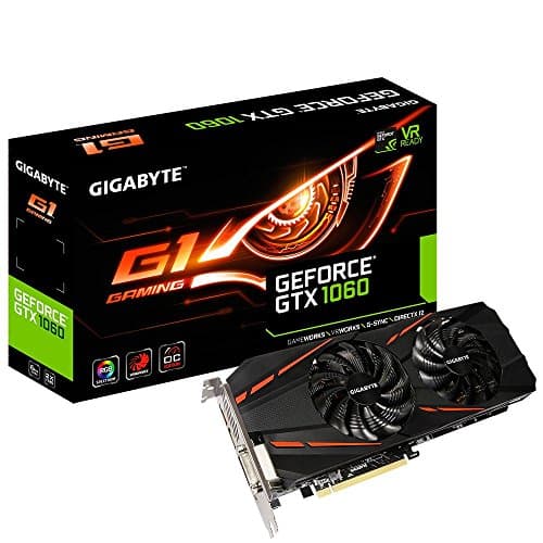 Gigabyte GAMING GeForce GTX 1060 6GB GDDR5 Black / Orange image