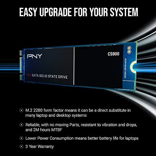 PNY CS900 1TB SSD M.2-2280 SATA image
