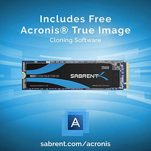 Sabrent Rocket 256GB SSD M.2-2280 PCIe 3.0 x4 NVMe image