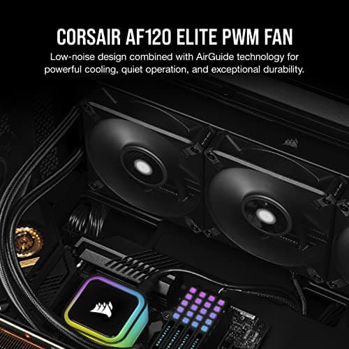 Corsair AF120 ELITE 120mm Black 59.1 CFM PWM image