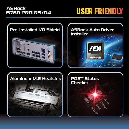ASRock B760 Pro RS/D4 LGA1700 DDR4 ATX image