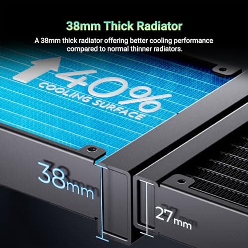 ID-COOLING DX240 MAX 85 CFM Water 240mm Black image