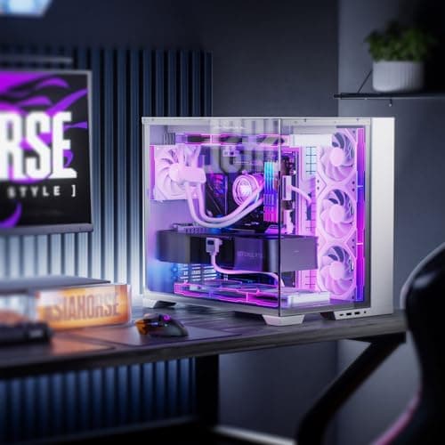 Asiahorse NYOTA Ultra 120mm Daisy Chain PWN Fans White Reverse Blade image