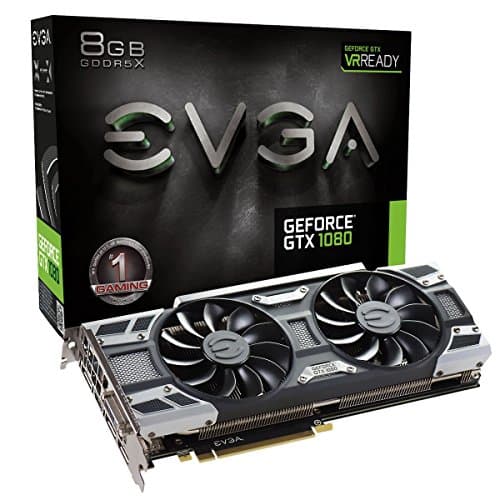 EVGA ACX 3.0 GeForce GTX 1080 8GB GDDR5X Black / Silver image