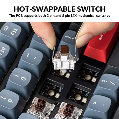 Keychron V6 QMK Knob Wired Standard Mechanical Keyboard image