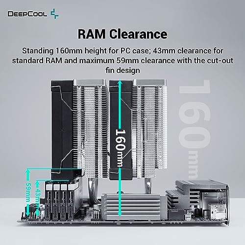 Deepcool AK620 68.99 CFM CPU Cooler image